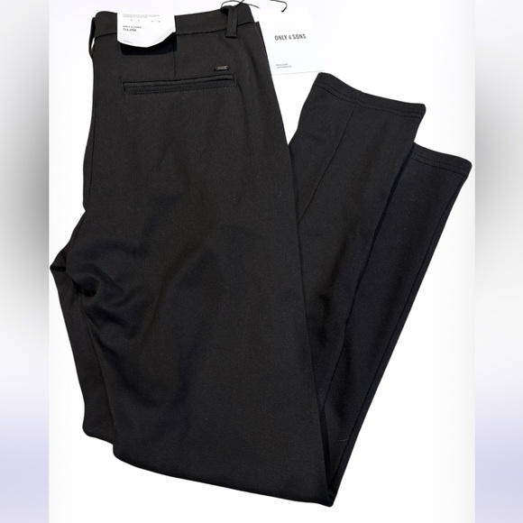 ONLY & SONS Black Mark Slim Dress Pants for Men Sz 32/32 - Picture 17 of 17